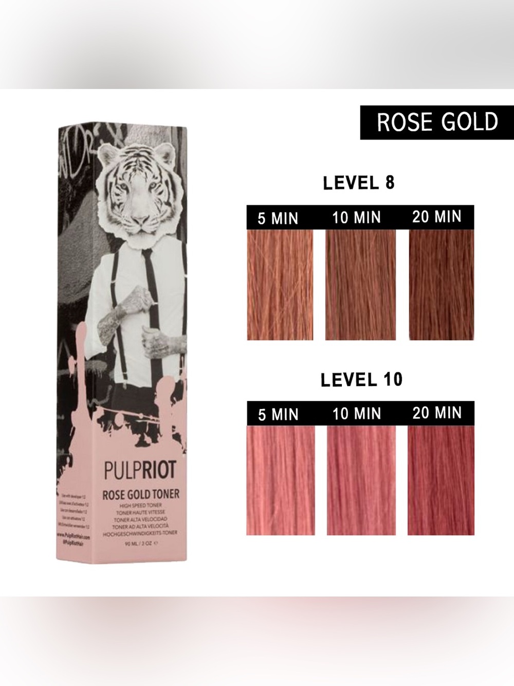 PULP RIOT, HIGH SPEED, SEMI PERMANENT ROSE GOLD 3oz